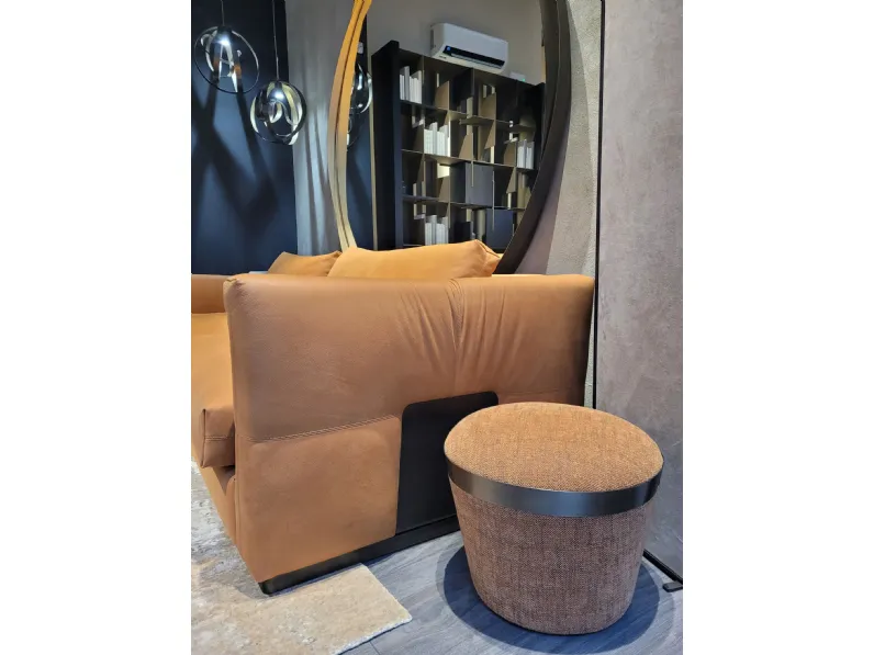 Pouf in tessuto Portofino a marchio Cantori a prezzo ribassato