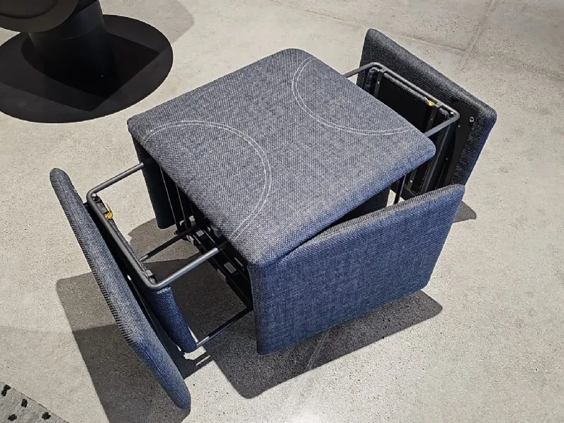 Pouf moderno modello Pouff trasformabile kubico Ozzio a prezzo Outlet