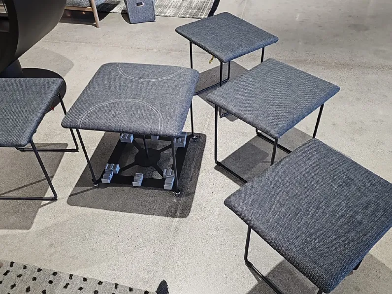 Pouf moderno modello Pouff trasformabile kubico Ozzio a prezzo Outlet