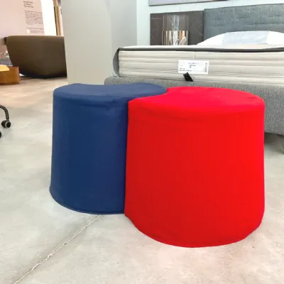 Pouf moderno modello Remy Flou in Offerta Outlet