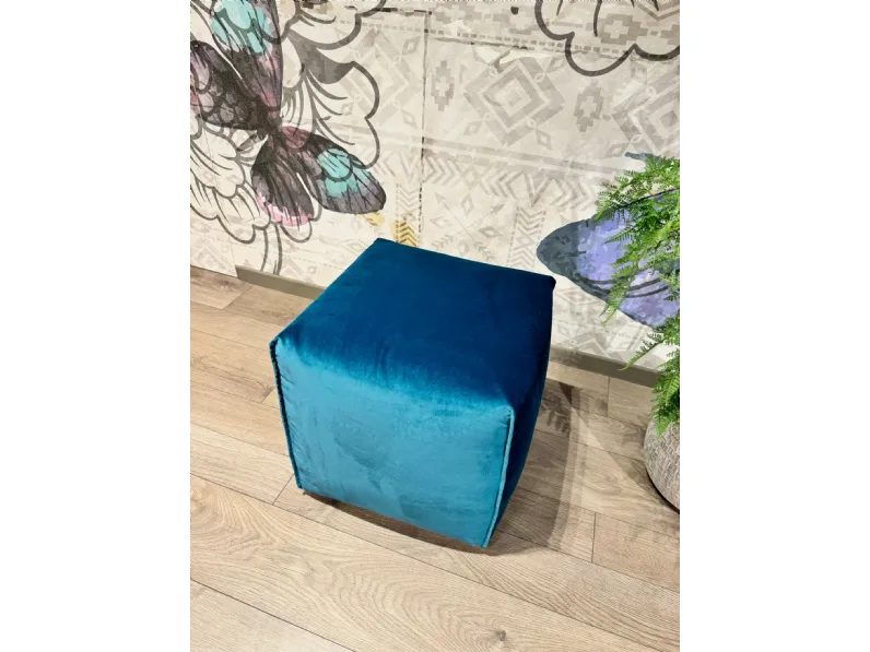 Pouf in tessuto Dove vuoi a marchio Longoni poltrone e divani a prezzo scontato