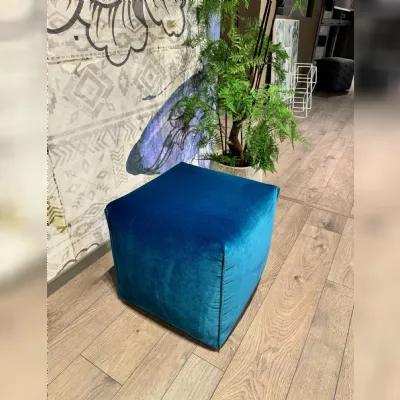 Pouf in tessuto Dove vuoi a marchio Longoni poltrone e divani a prezzo scontato