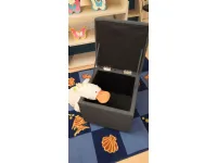 Pouf in tessuto Kubo a marchio Collezione esclusiva a prezzo ribassato