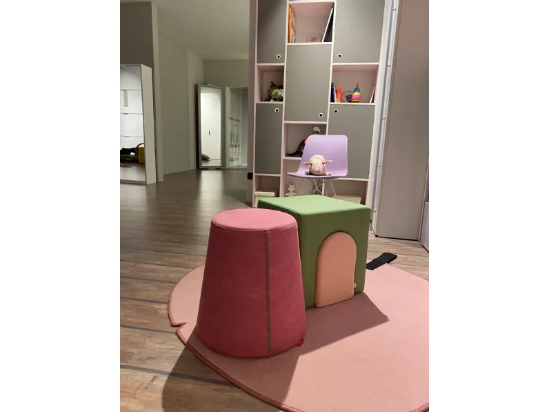 Pouf moderno modello Pouf iori e ello Nidi in Offerta Outlet