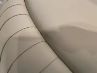 Pouf in ecopelle Cv 104 plisse' a marchio Collezione esclusiva a prezzo ribassato