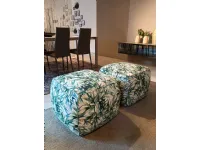 Pouf moderno modello Eden Pianca in Offerta Outlet