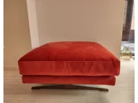 Pouf in tessuto Frank a marchio Le comfort a prezzo scontato