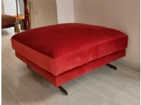 Pouf in tessuto Frank a marchio Le comfort a prezzo scontato