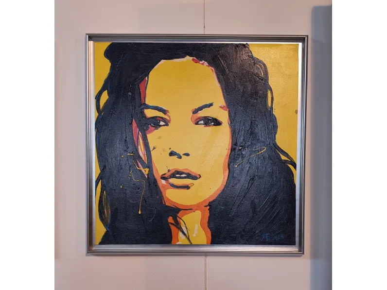 Magnifico quadro famoso Dipinto catherine zeta jones pittrice angela bianca Falpa dipinti & cornici a prezzo scontato