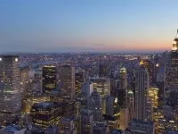 Magnifico quadro paesaggio New york at night Bubola&naibo a prezzo Outlet