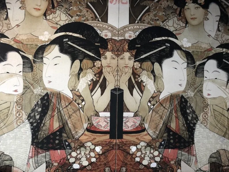 Quadro altre tipologie in offerta Artigianale Pannello geisha