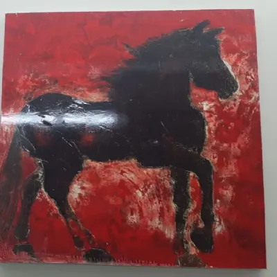 QUADRO Artigianale Cavallo SCONTATO