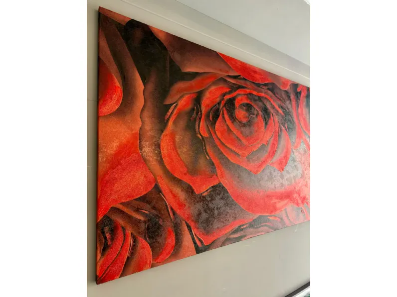 Quadro con fiori in offerta Manie Rosa rossa