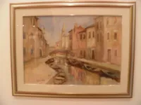 Quadro paesaggio Burano Artigianale a prezzi outlet