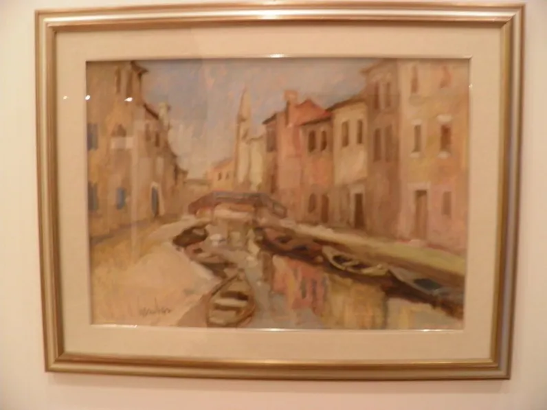 Quadro paesaggio Burano Artigianale a prezzi outlet