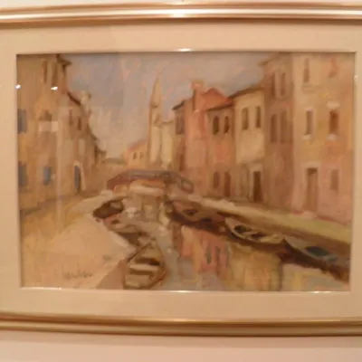 Quadro paesaggio Burano Artigianale a prezzi outlet