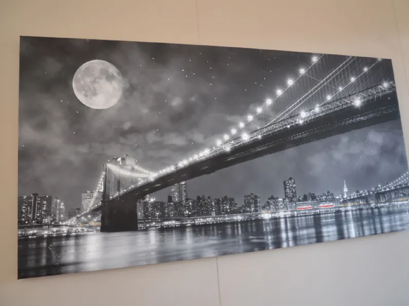 Magnifico quadro paesaggio City Artigianale in Offerta Outlet