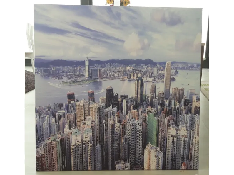 Quadro paesaggio Hong kong Manie in Offerta Outlet