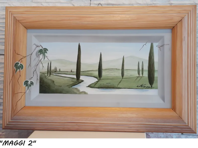 Quadro paesaggio Maggi  Artigianale a prezzo Outlet
