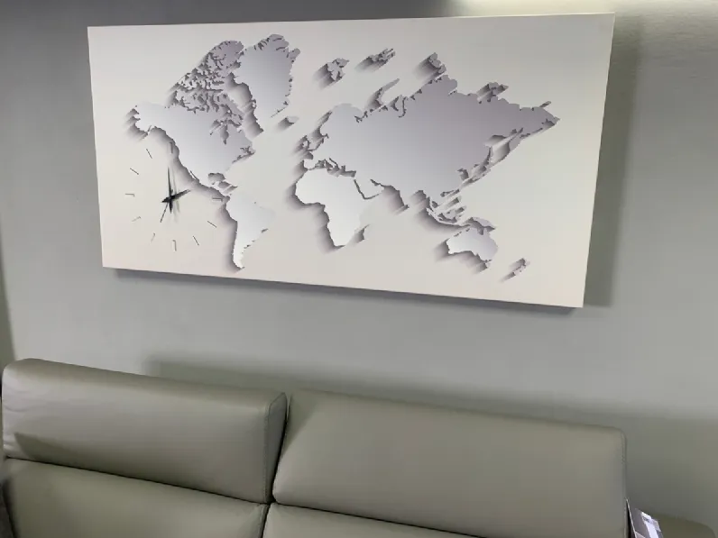 Quadro paesaggio Orologio su quadro 3d globe con led Pintdecor a prezzi convenienti