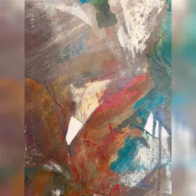 Magnifico quadro altre tipologie Quadro materico su tela Artigianale a prezzo Outlet