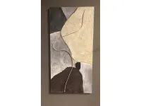 Magnifico quadro astratto Quadro terra Artigianale in Offerta Outlet