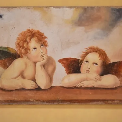 Quadro religioso Putti Artigianale a prezzi convenienti