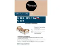 Rete letto Lipari di Artigianale in OFFERTA OUTLET