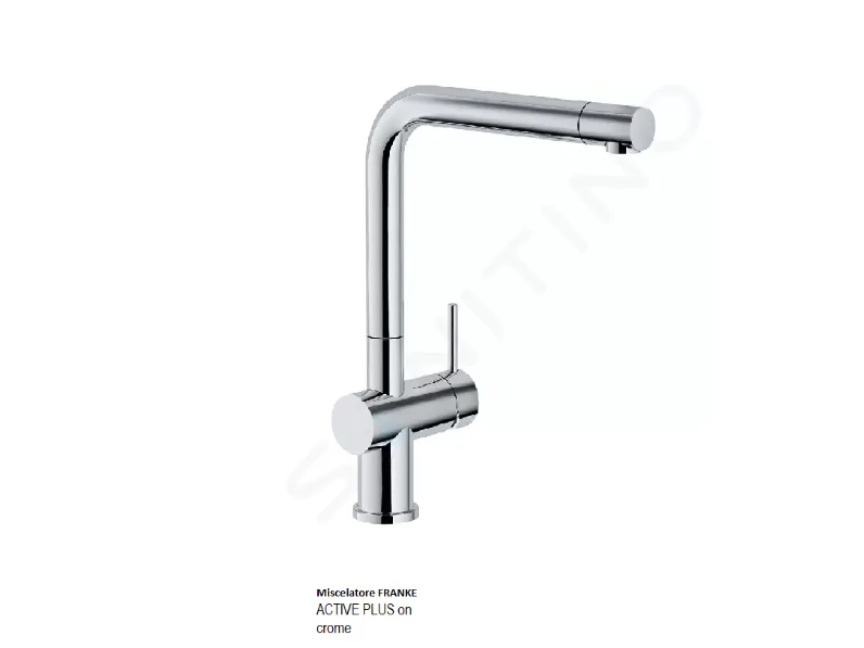 Rubinetto per il bagno di casa Active plus on crome Franke con forte sconto