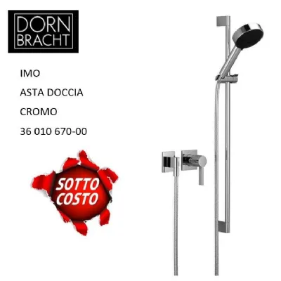 Rubinetto modello Dornbracht imo asta doccia 36 010 670-00 cromo con rubinetteria - solo parti esterna Artigianale per la stanza del benessere SCONTATO