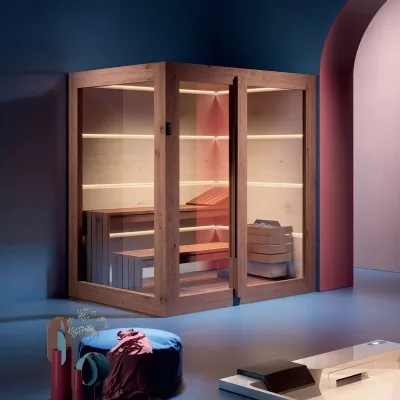 Sauna in Legno Sauna aura treesse a marchio  scontata 