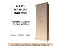 Scarpiera Armadio scarpiera in legno stile classico a marchio Mirandola nicola e cristano scontata