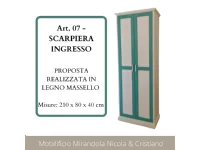 Scarpiera Armadio scarpiera in legno stile classico a marchio Mirandola nicola e cristano scontata