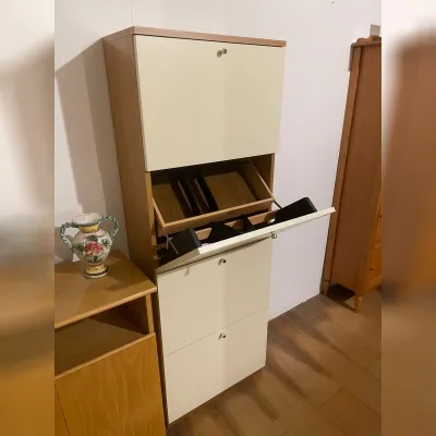 Scarpiera modello Elite di Artigianale in melaminico a prezzo Outlet