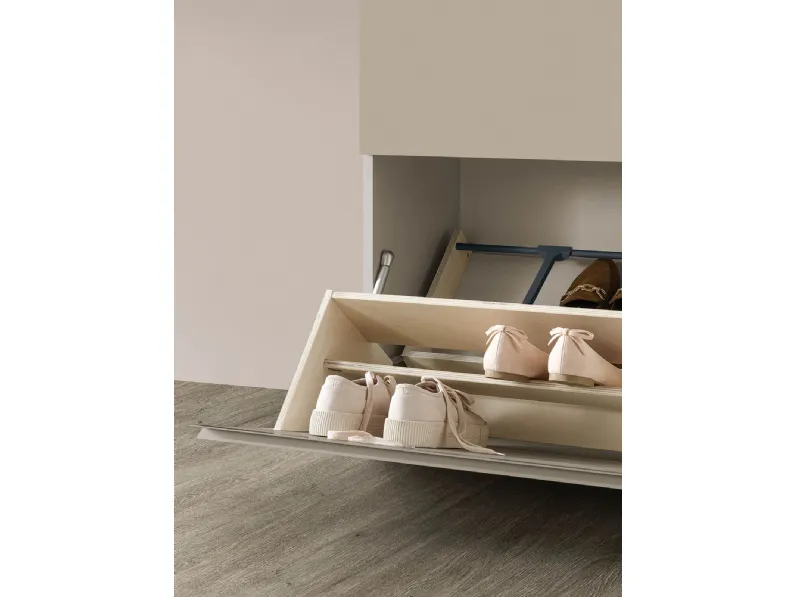 Scarpiera modello Minima di Birex in melaminico in Offerta Outlet