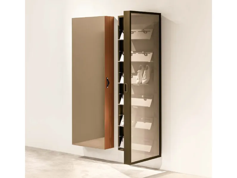 Scarpiera Boxone stile design a marchio Kristalia