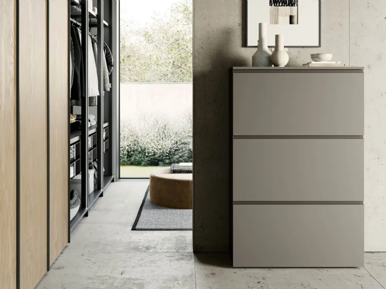 Scarpiera modello Minima di Birex in melaminico a prezzo Outlet