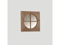 Scarpiera modello Specchio legno  Dialma brown in stile moderno in Offerta Outlet