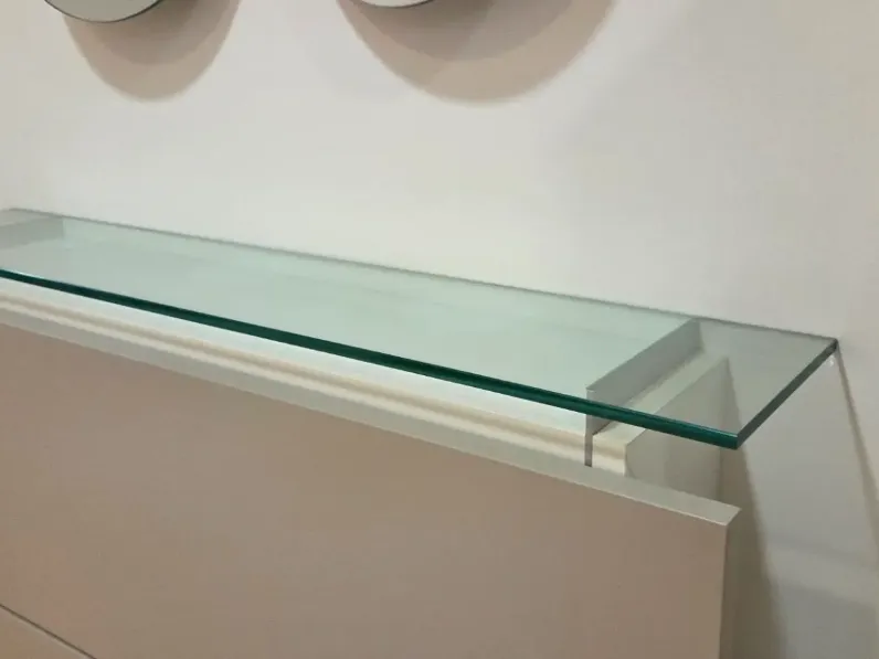 Scarpiera in laccato opaco Scarpiera hosoi mensola vetro e base  di Birex in offerta