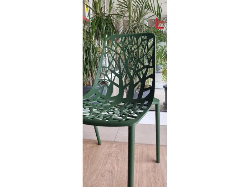 Sedia per l'esterno modello Forest Artigianale in Offerta Outlet