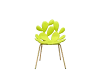 Sedia per l'esterno  sedia filicudi ottone e giallo  set 2 pezzi a marchio Qeeboo in offerta 