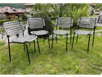 Sedia da giardino Yo intrecciate a marchio Connubia con forte sconto 