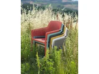 Sedia da giardino Net relax corallo Nardi in offerta