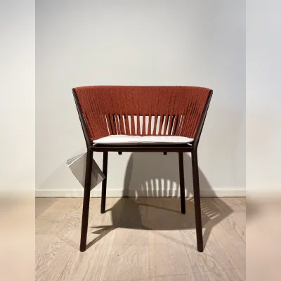 Sedia da giardino Poltroncina ria  intreccio completo Collezione esclusiva con forte sconto
