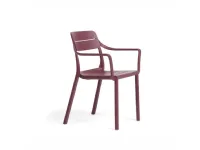 Sedia da giardino Sedia con braccioli cassia borgogna  Nardi a prezzi outlet