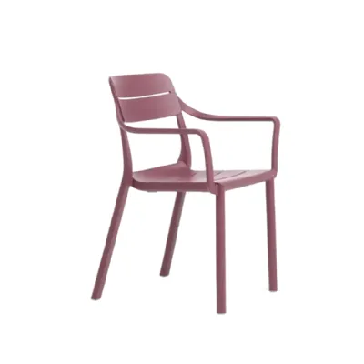 Sedia da giardino Sedia con braccioli cassia borgogna  Nardi a prezzi outlet