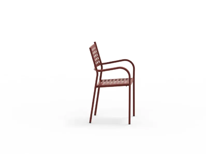 Sedia Poltroncina alice terracotta da giardino a marchio Vermobil con forte sconto