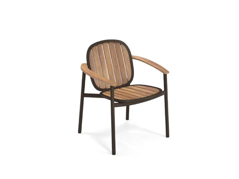 Sedia Sedia con bracciolo twins da giardino a marchio Emu a prezzi outlet