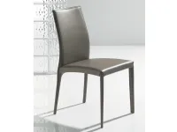 Sedia in cuoio Bontempi Milano