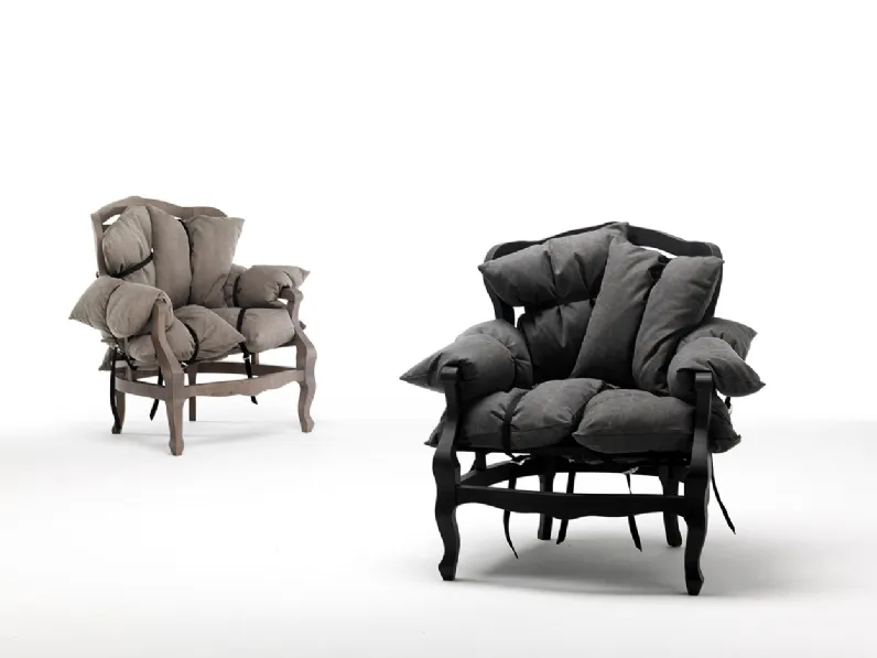 Sedia da soggiorno 7pillows Mogg a prezzo Outlet 